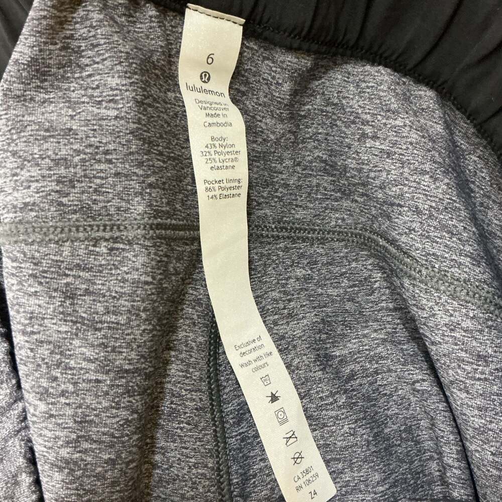 Lululemon On The Fly Pant 28" Heathered Gray Drawstring Trousers - Picture 8 of 8